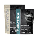 Kit: Whey Protein Concentrado 1Kg + Creatina Monohidratada 500g - 100% Importado