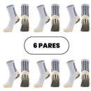 Meias antiderrapantes 6 pares
